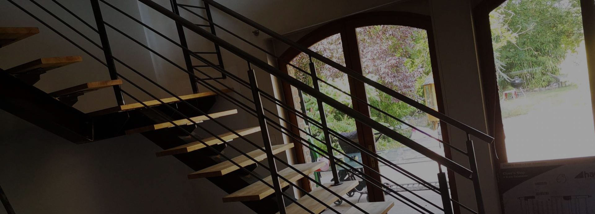 Escalier métal bois à Douai